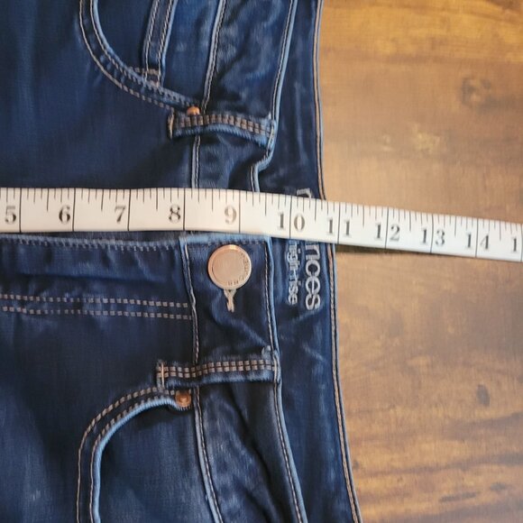 Maurices Jeans 6 L Everflex High Rise Skinny Dark Wash Tummy Control - Picture 7 of 9